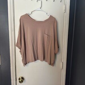 Women's Relaxed Pocket Crop Tee